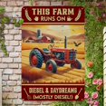 thumbnail image 1 of 2D Flat Tractor Farmhouse Metal Sign - Rustic Farm Life Design, 12x8 Inch, All-Season Outdoor Country Accent Decor Wall Decor For Home Bedroom Bar Country Garden Bathroom Decor Gifts, 1 of 8