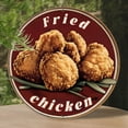thumbnail image 1 of [2D Flat]Vintage Farm Fresh Fried Chicken Nuggets Aluminum Wall Art - 8x8inch Aluminum Sign, For All Season Indoor And Outdoor Display, 1 of 7