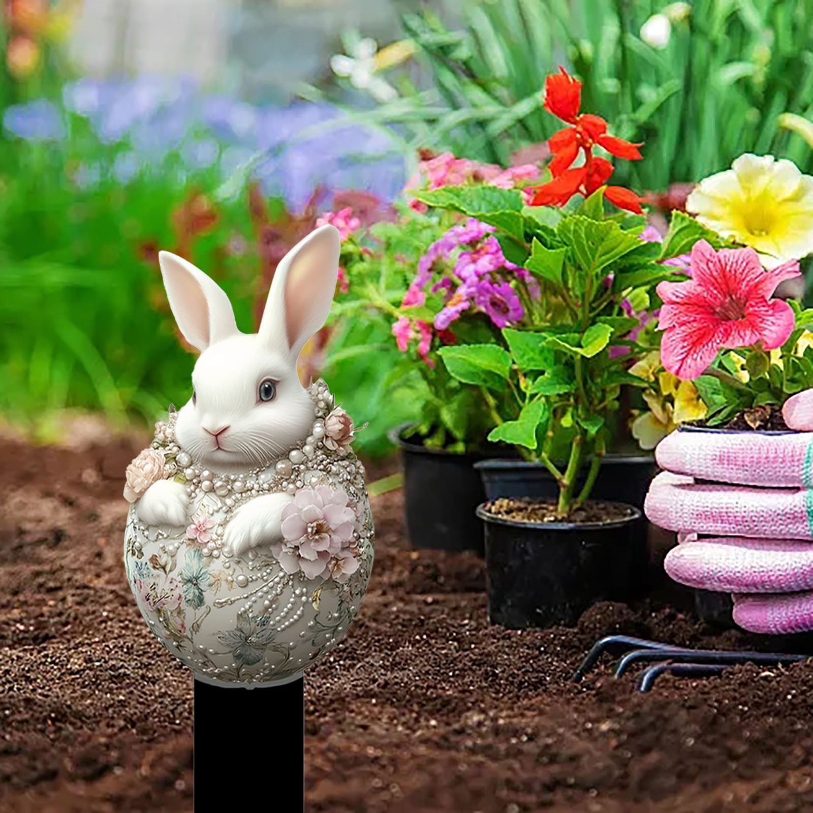 Garten Figuren Deko Gartenstecker 'Baum-Elfe' – Lustige Acryl-Deko Für Beet, Rasen & Terrasse | 2D-Figuren, Wetterfest