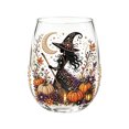 thumbnail image 1 of 2D Halloween Artisan Glassware Collection, Premium Handleless Glass with Halloween Designs, for Gothic Party & Cozy Fall Home Bar, 1 of 9