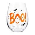 thumbnail image 1 of 2D Halloween Decorations Halloween Stemless Wine Glass, Cute Halloween Glassware Collection For Fresher Sips, Novelty Halloween Decor Drinking Glass For Cocktails, 1 of 5