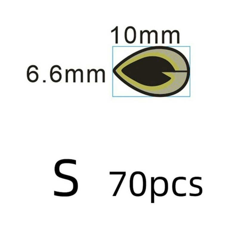 2D Holographic Laser Flat Fishing Lure Eyes Tape Flat Fishing Lure Eyes Stickers