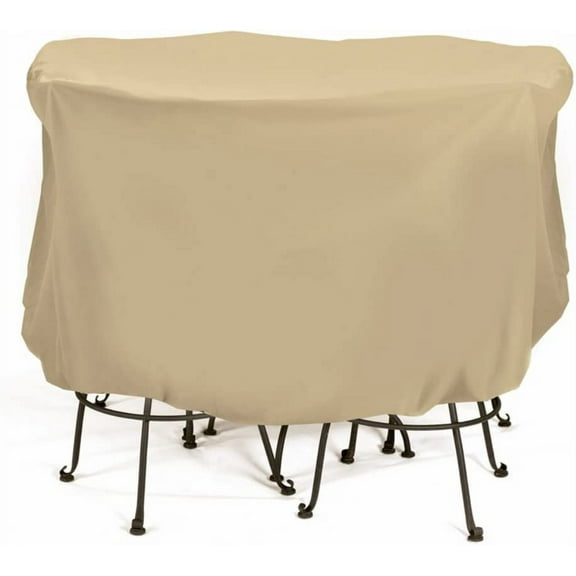 2D-PF74005 Bistro Set Cover With Level 4 UV Protection, 74-Inch x 44-Inch, Large, Khaki