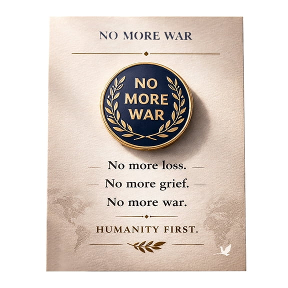 2D Plane Anti-War Gift Card, Thoughtful Advocacy Message for Promoting Peace and Opposing Violence, Inspirational Educational and Campaign Tool for Family Friends and Collectors
