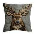 thumbnail image 1 of 2D Printed Animal Pillow Cover, Soft Plush Short Cushion Cover for Sofa and Car, Cozy Decorative Pillowcase with Fun Patterns, Multi-Use Accent Pillow for Home and Office Decor, 1 of 6