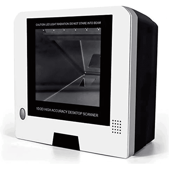 2D QR Barcode Scanner,Omnidirectional Hands-Free Automatic Barcode Reader Able to Read PDF417 on ID Card,Driver's License,Passport$$Office