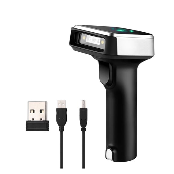 2D QR Wireless Barcode Scanner BT 4.1 USB Wireless Barcode Reader For PDF417 Data Matrix UPC Compatible ,Easy to Use
