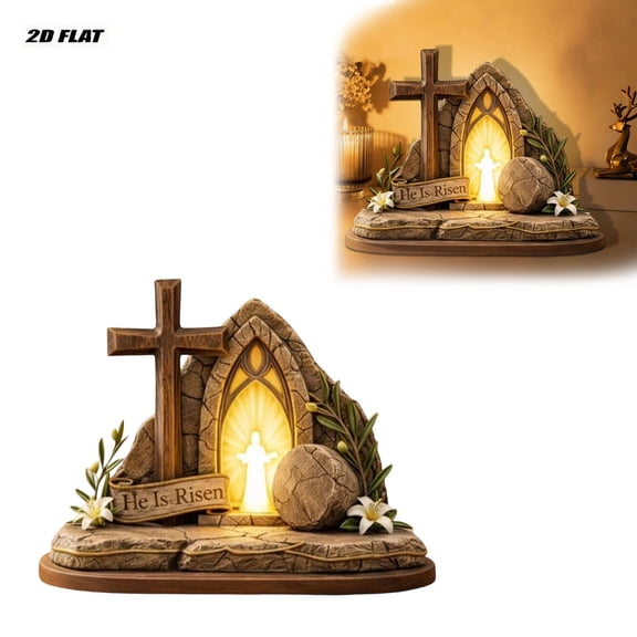 2D Statue Desktop Ornament Suitable For Homes Churches And Sculptures Desktop Ornament Home Decor