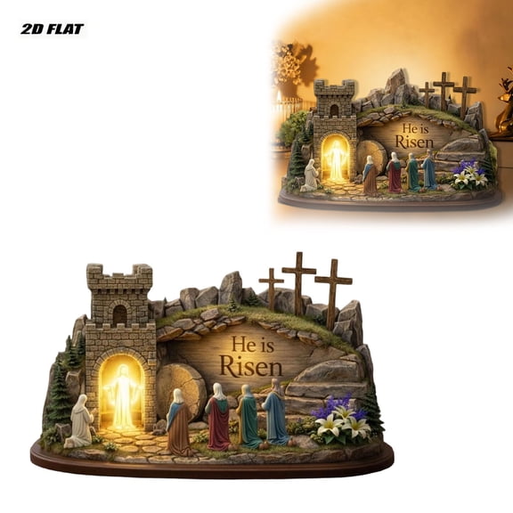 2D Statue Desktop Ornament Suitable For Homes Churches And Sculptures Desktop Ornament Home Decor