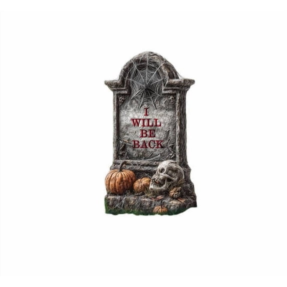 2D Tombstone Halloween Decorations Plastic Yard Signs with Stakes,Graves Halloween Decorations Outdoor, Scary Gravestone Decorations for Outdoor Yard Lawn Garden Waterproof