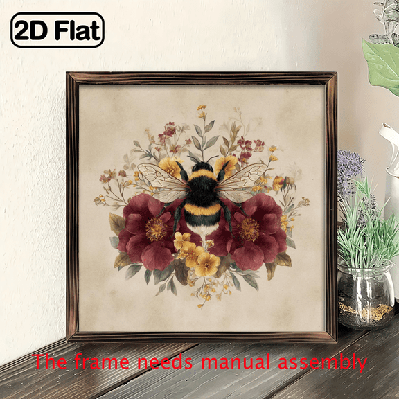 2D square art wooden panel painting, 8 * 8 inches. Suitable for decorating bedrooms, living rooms, and kitchens. The best gift to give on Valentine's Day.