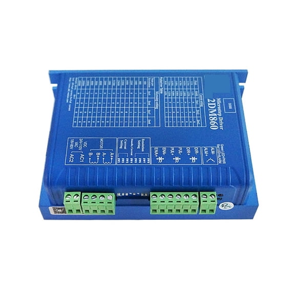 2DM860 Digtial Stepper Motor Driver 2Phase 30V-80VAC Current 2.1-8.4A For CNC Router Engraving Machine 86 Stepper Motor , Low Calorific Value