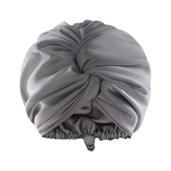 2DXuixsh 1Pc Adjustable Silk Satin Hair Bonnet for Sleeping Double Layer Hair Wrap Sleep Cap Turban for Women Men Curly Straight Hair Long Large Braid Unisex F
