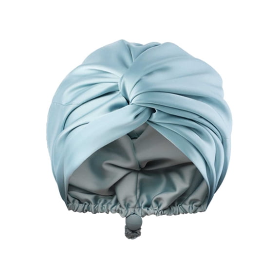 2DXuixsh 1Pc Adjustable Silk Satin Hair Bonnet for Sleeping Double Layer Hair Wrap Sleep Cap Turban for Women Men Curly Straight Hair Long Large Braid Unisex H