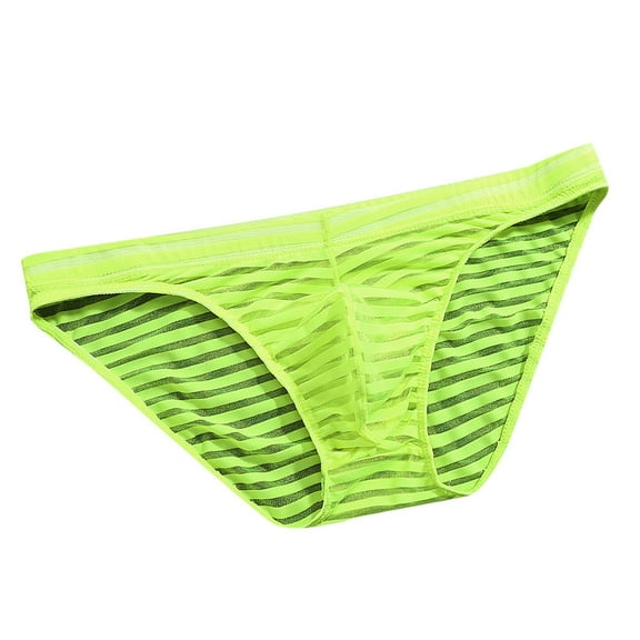 2DXuixsh Authentic Apparel Boxers Panties Underwear Underwear Striped Underwear Ice Men's Seamless Silk Underwear Men's Underwear Stance Mens Underwear Butter Blend Nylon Green L