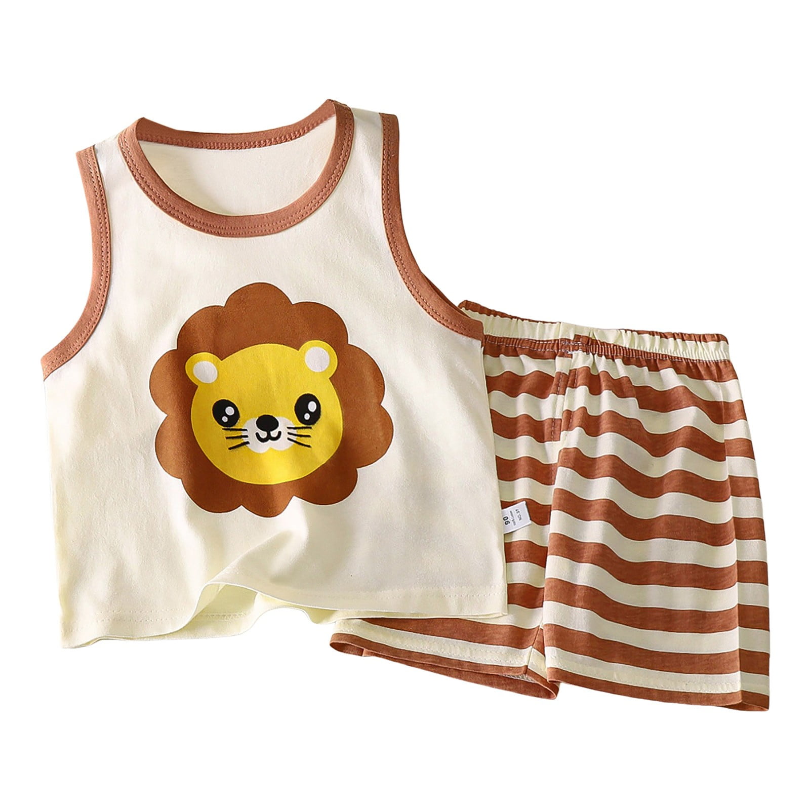 Baby Soft Cotton Sleeveless Vest With Shorts Sets main image 1
