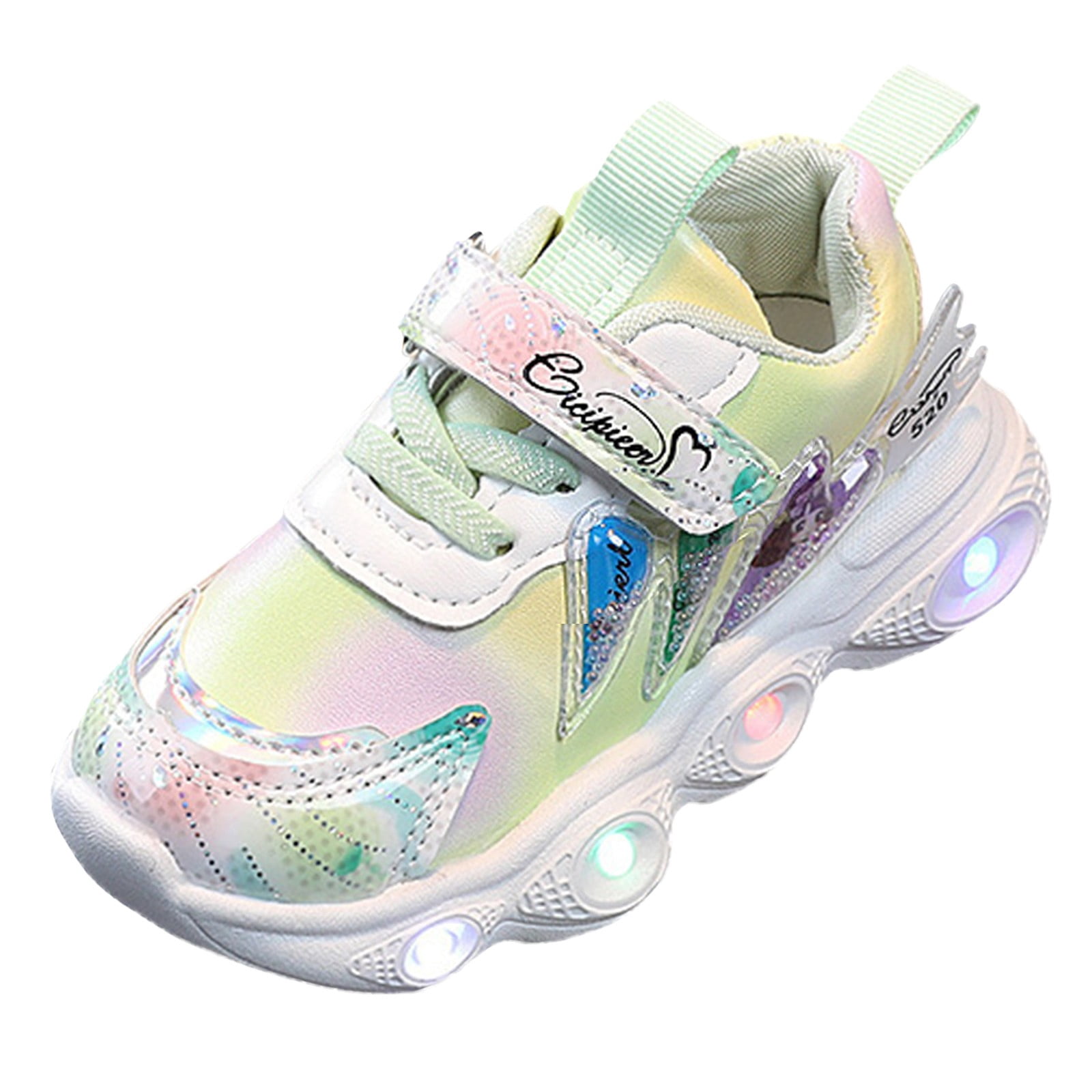 2DXuixsh Baby Girl Tennis Shoes Light Up Shoes For Girls Toddler Led