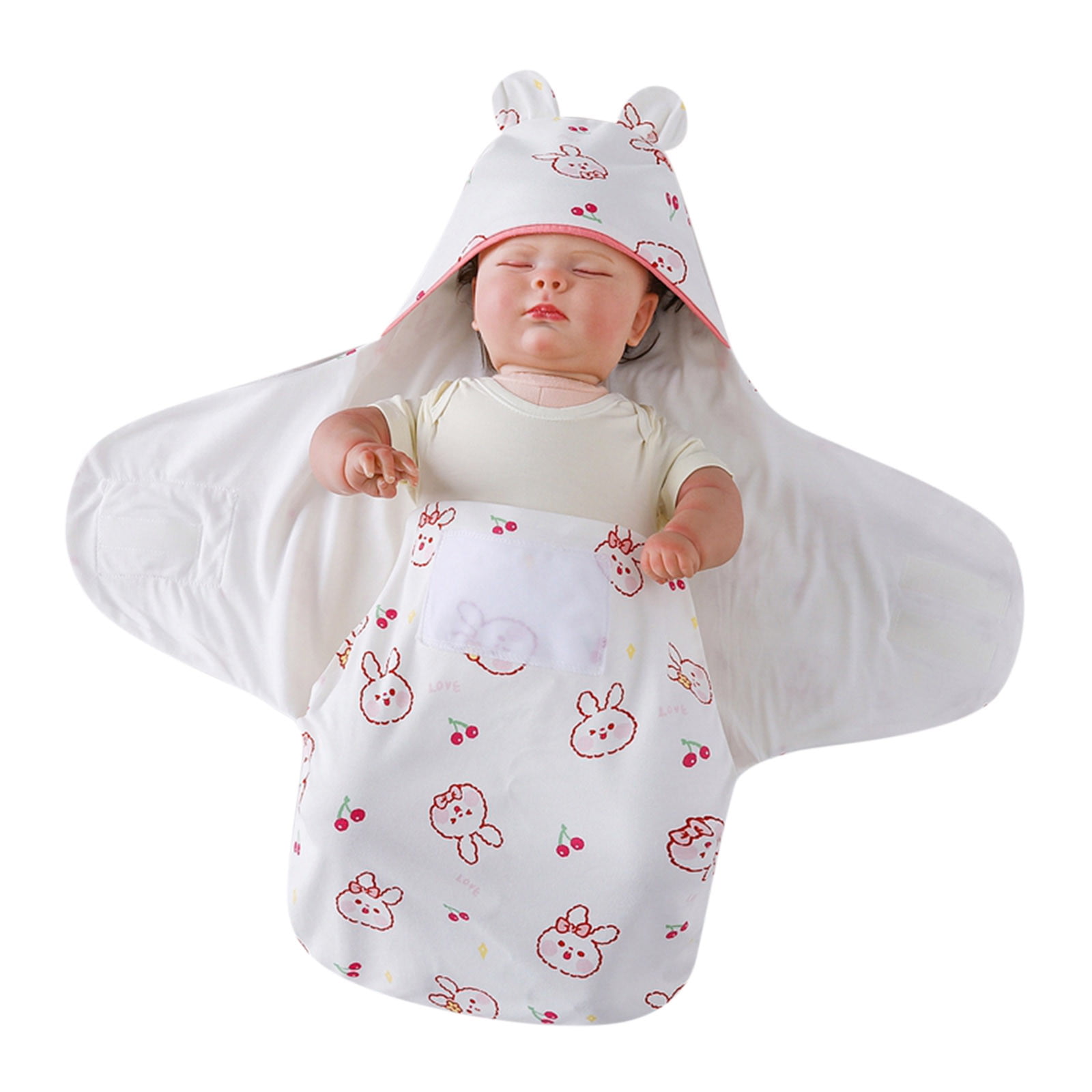 2DXuixsh Baby Swallow Blankets Baby Boys Girls Cartoon Swaddle Wrap