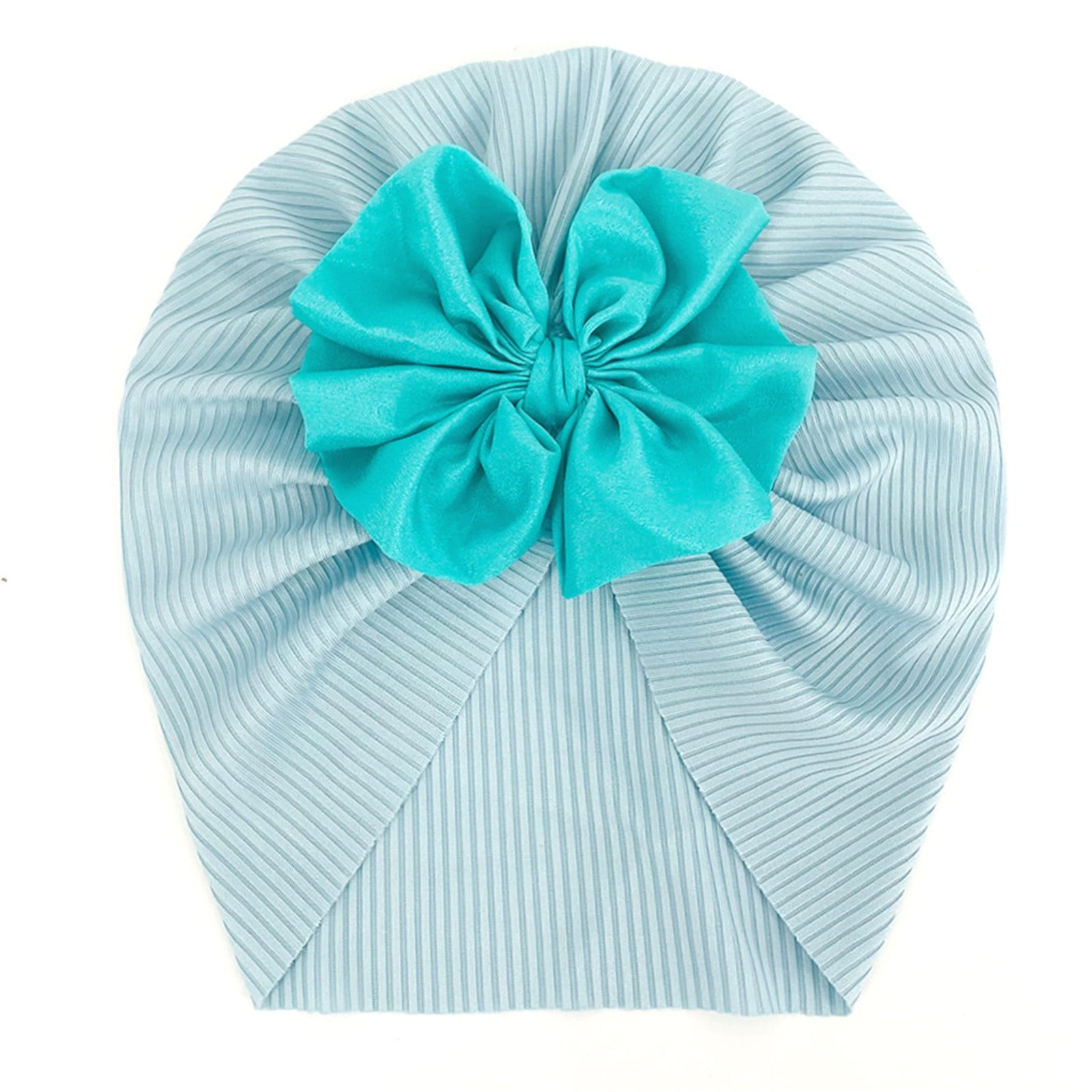 2DXuixsh Baby Toboggan Boy Toddler Baby Boys Girls Cap Bowknot Ribbed