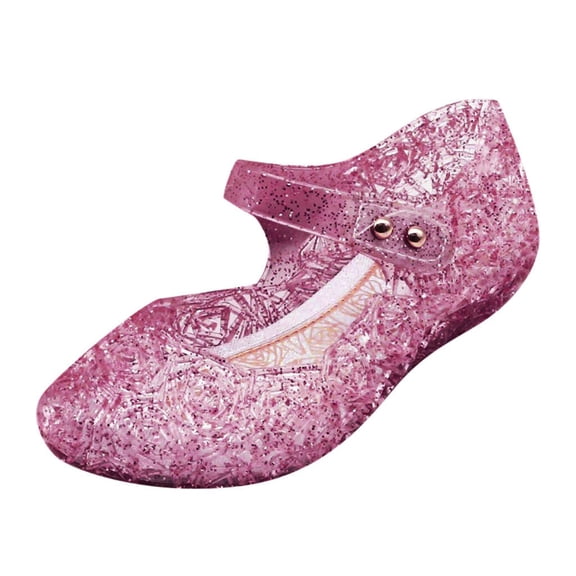 2DXuixsh Boys Shoes Size 9 Kids Sandals Toddler Dance Party Shoes Princess Girls Jelly Wedge Baby Shoes Baby Boy Sandals Toddler Shoes Baby Shoes Toddler Shoes Baby Shoes Pink 25
