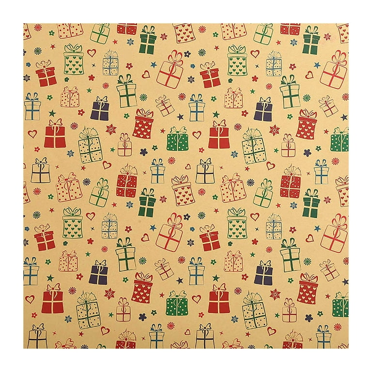 Buy wholesale Circle and square Wrapping Paper (Orange)