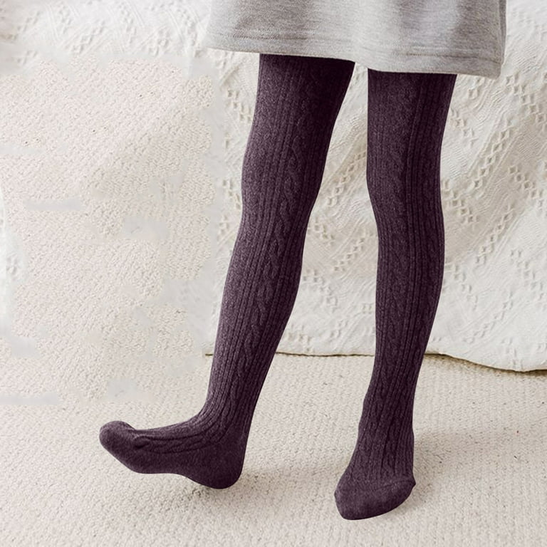 Sexy Striped Woolen Cloth Pantyhose For Women Thicken Winter