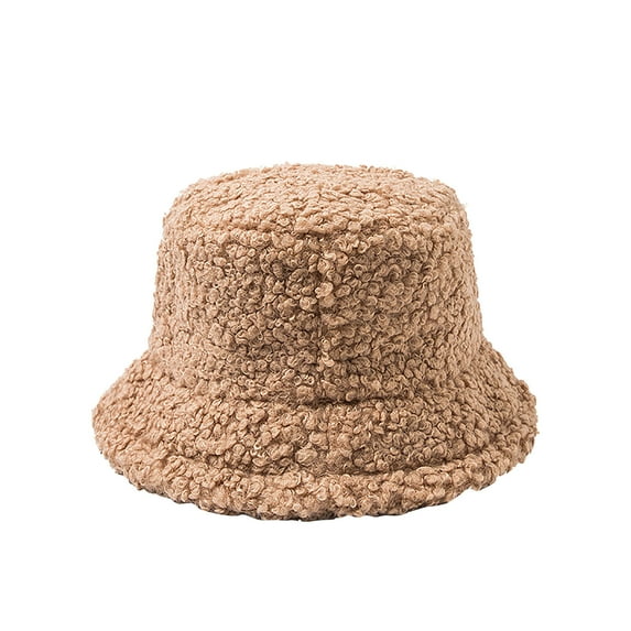 2DXuixsh Hats for Small Heads Women Ladies Winter Bucket Hat Cute and Warm Caps Fishing Hat Bling Hat Hats for Men Women Baseball Cap Khaki One Size