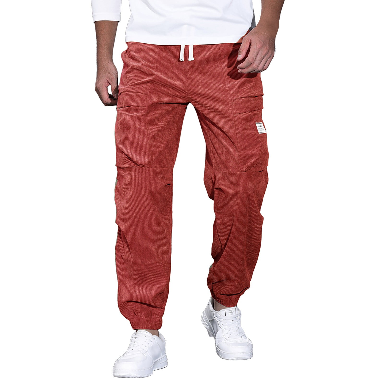 2DXuixsh Men's Joggers Pants Mens Workwear Pants Leg Loose Casual Pants