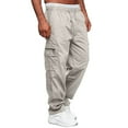 2DXuixsh Men's Sweatpants Cargo Casual Loose Fit Sport Wear Trousers