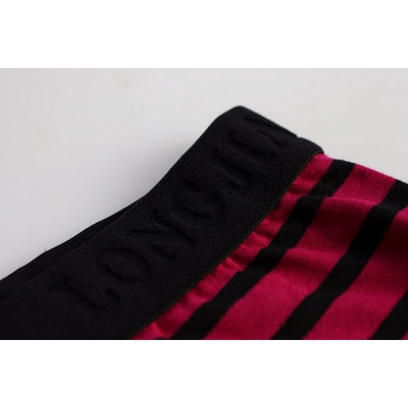 2DXuixsh Mens C Ring Briefs Striped Long Thermal Low Breathe Leggings Patchwork Mens Pant Men's Underwear Fruit Of The Look Mens Underwear 95%Cotton+5%Spandex Red L