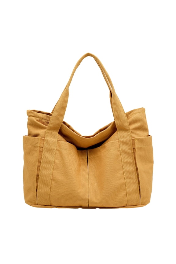 Rhinestone Clutch Purse Women Canvas Shoulder Bags Retro Casual Handbags Work Bag Tote Purses Clutch Purse Organizer Purses for Women Yellow One Size