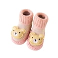 thumbnail image 1 of 2DXuixsh Size 7 Toddler Tennis Shoes Boys Autumn and Winter Comfortable Baby Toddler Shoes Cute Cartoon Pattern Flower Children Mesh Breathable Floor Sports Shoes Preemie Baby Shoes Girls Pink 11, 1 of 3