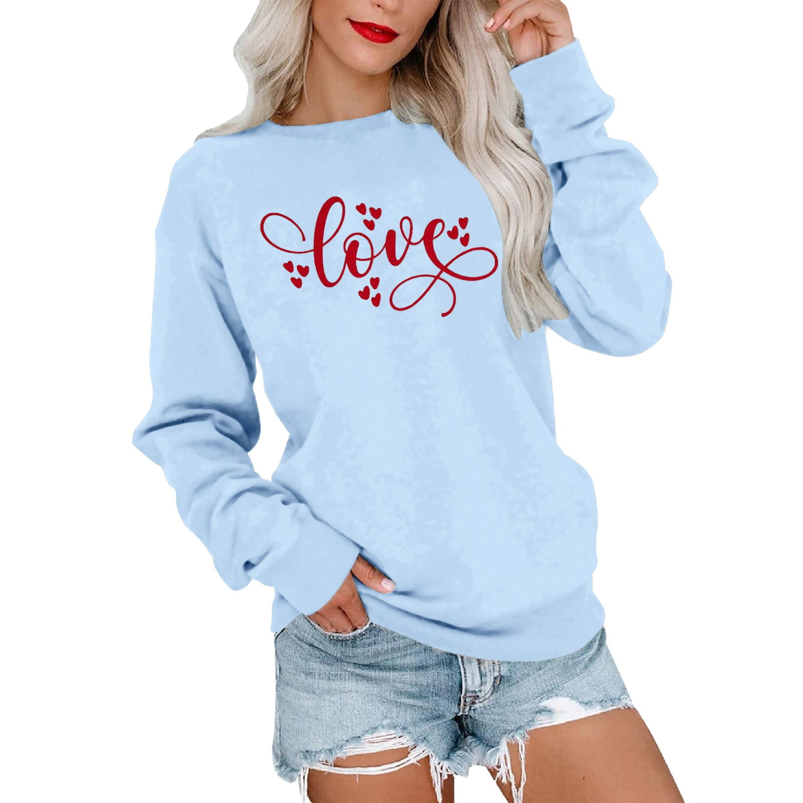 Pull Sweat-shirt à Manches Longues Arizona Jeans - Couleur Bleu Moucheté (speckled) - Taille 2XL - Neuf