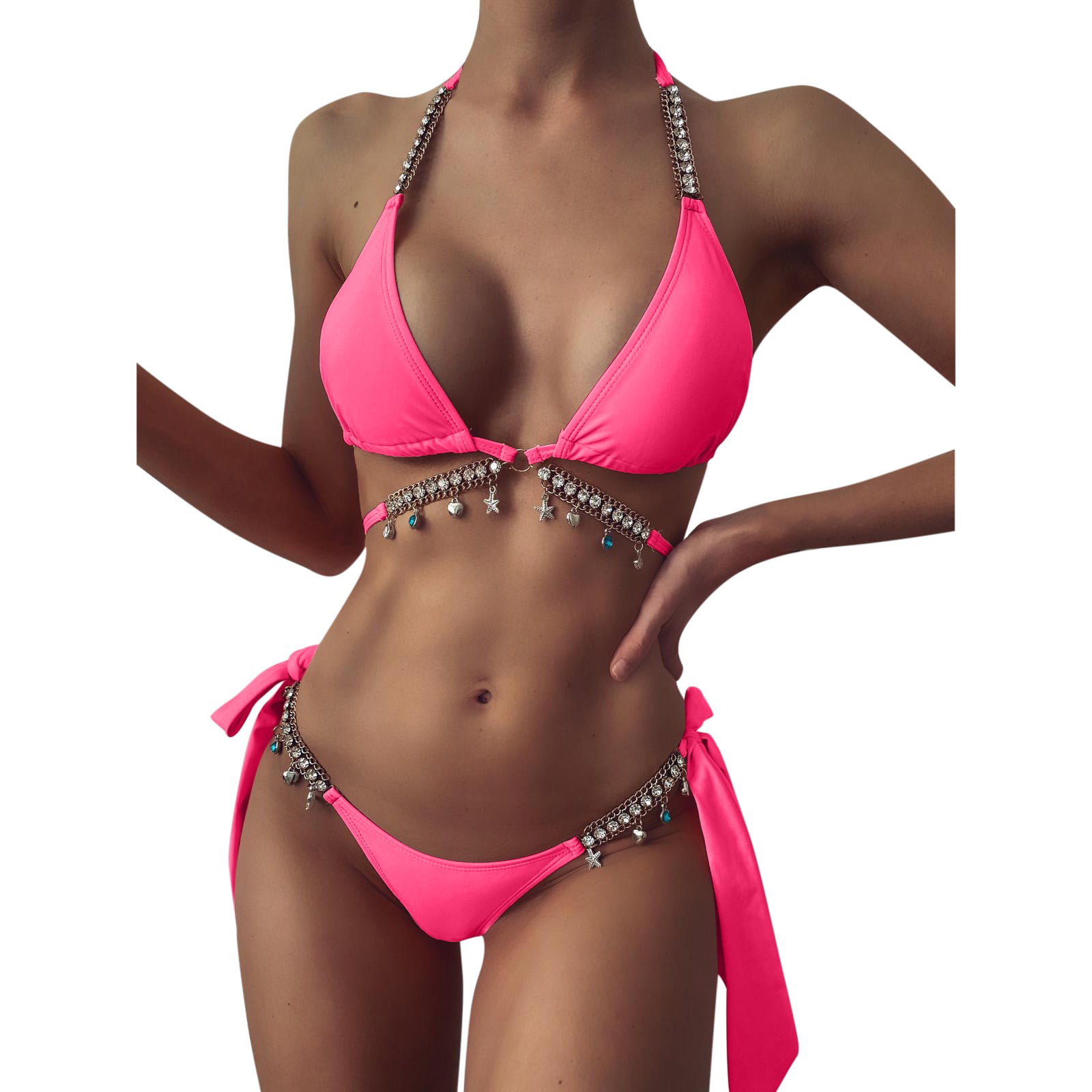 Pink Pokemon String Bikini Gift Women Beach Summer - Banantees