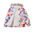 2DXuixsh Toddler Jacket Children's Girls' Autumn Winter Hooded Cartoon