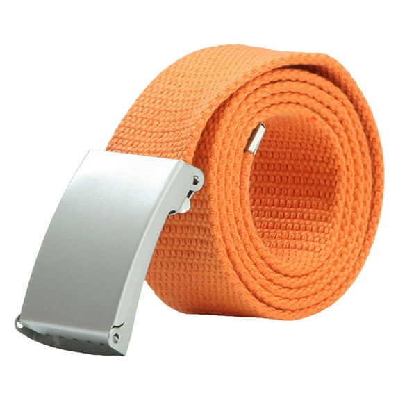 2DXuixsh Unisex Belts Fashion Hiking Rigger Nylon Work Belt with Heavy Duty Quick Release Buckle Mens Gift Womens Belts Canvas Belts Mens Belts Orange