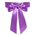 thumbnail image 1 of 2DXuixsh Womens Belt Bow Waist Belts Skinny Belt for Dresses Ladies Waist Belt Plus Size Dress Straps Women Skirt Waist Seal Wide Belt Suitable for Wedding Party Purple, 1 of 5