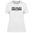 thumbnail image 1 of 2Day I Will Be A Unicorn, Funny T-Shirt Women -Image by Shutterstock, Female XX-Large, 1 of 2