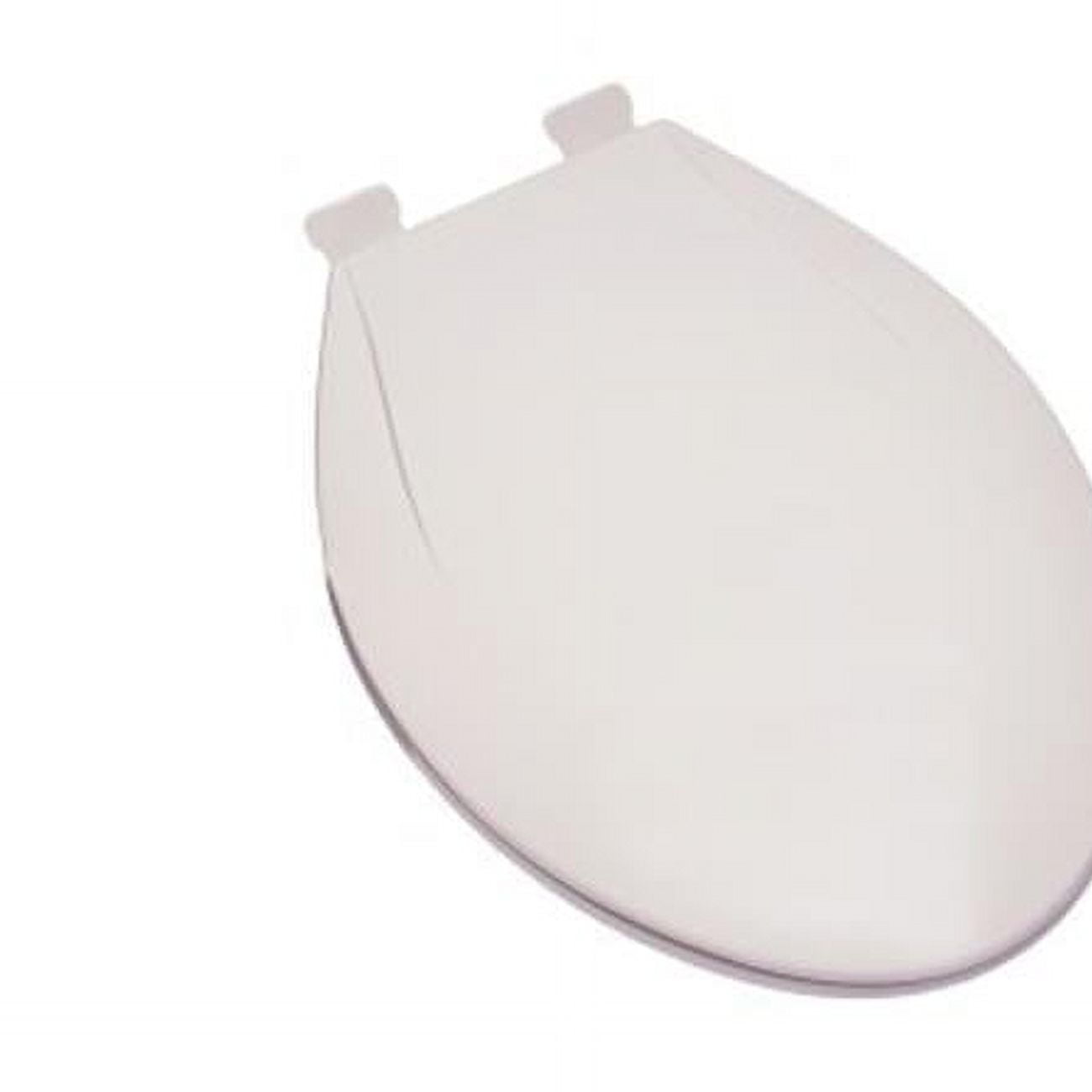 2F1E6-81 Slow Close Plastic Elongated Contemporary Design Toilet Seat, Ice Gray