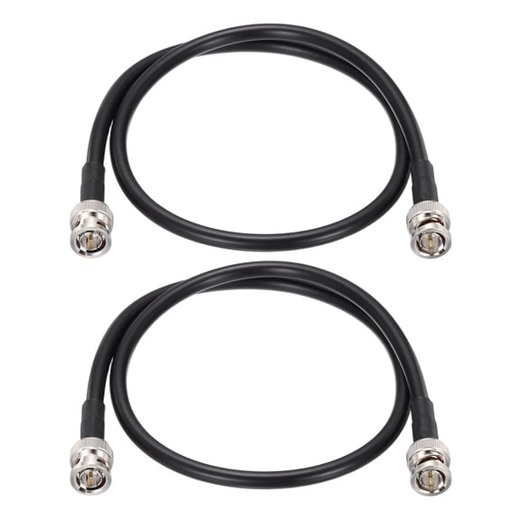 2FT 12G-SDI Cable, BNC Male to Male Cable 75 Ohm RG6 Coaxial Video Connect Jumper Video Camera Wire for Camera Surveillance Supports HD-SDI/3G-SDI/6G-4K/8K, Pack of 2