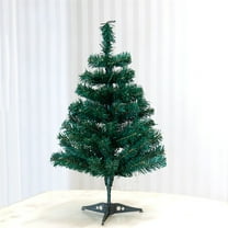 2FT Artificial Christmas Tree Green Tabletop Christmas Tree with Plastic Stand Mini Xmas Pine Tree for Party Supplies Indoor Outdoor Holiday Home Decoration Christmas Decor