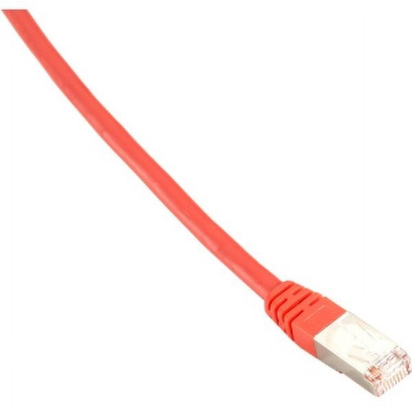 2FT CAT6 RED SHIELDED SOLID FTP BACKBONE PLENUM CABLE 400MHZ