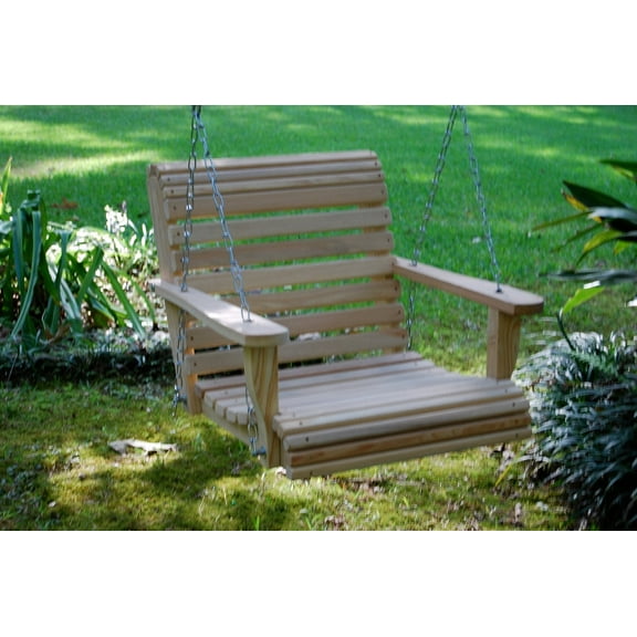 2FT CYPRESS ROLL PORCH SWING