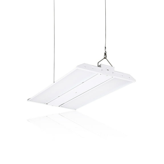 2FT LED Linear High Bay Light, 220W 29700LM 0-10V Dimmable Commercial Hanging Linear Shop Lights, 5000K Daylight