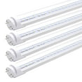 2FT LED Tube Lights Pack of 4, 8W, 6000K Cool White, Easy