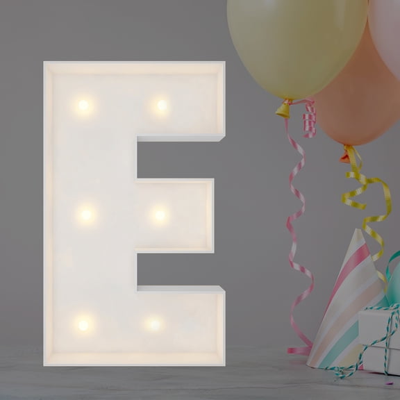 2FT Marquee Light Up Letters, Marquee Letters E, Mosaic Balloon Letters for Birthday Party Decorations, Marry Me Light Up Letters, Baby Marquee Letters for Decor, Wedding Decor