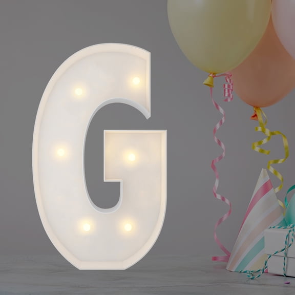 2FT Marquee Light Up Letters, Marquee Letters G, Mosaic Balloon Letters for Birthday Party Decorations, Marry Me Light Up Letters, Baby Marquee Letters for Decor, Wedding Decor