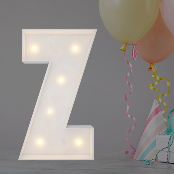 2FT Marquee Light Up Letters, Marquee Letters Z, Mosaic Balloon Letters for Birthday Party Decorations, Marry Me Light Up Letters, Baby Marquee Letters for Decor, Wedding Decor