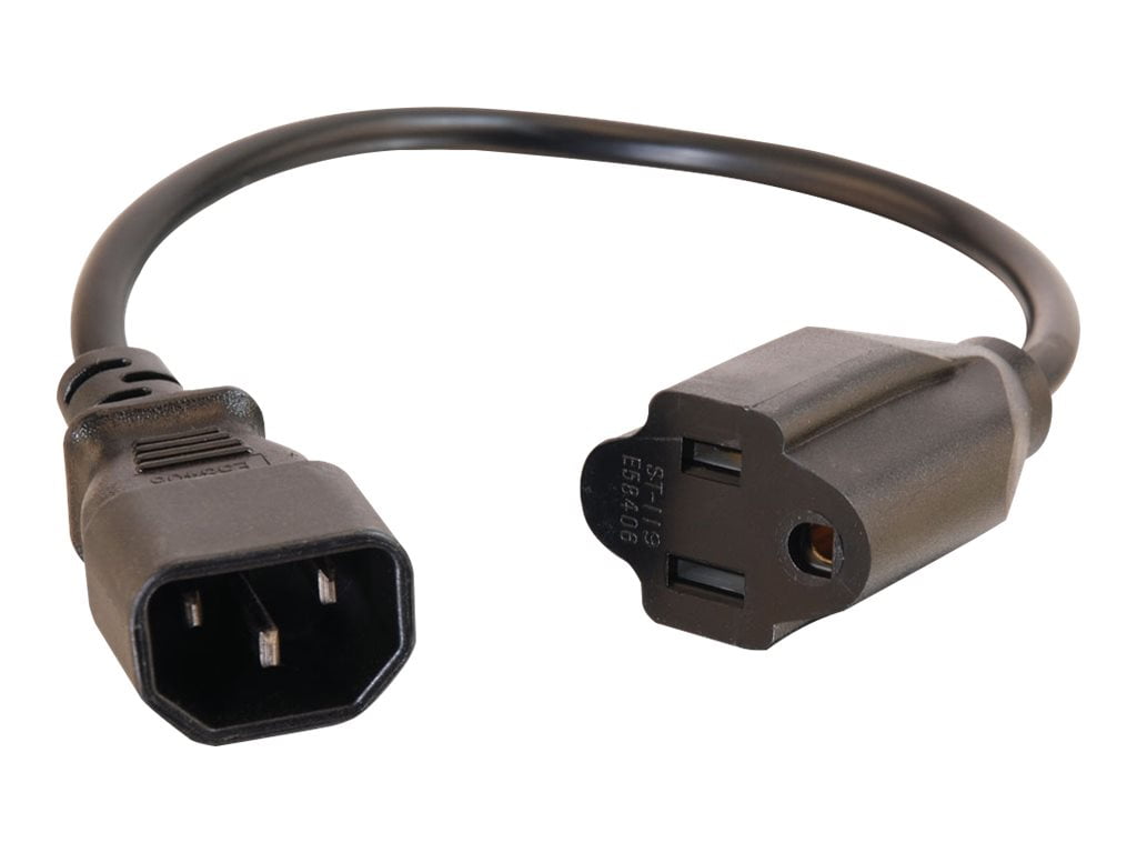 2FT POWER ADAPTER CABLE 5-15R TO C14