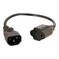 thumbnail image 1 of 2FT POWER ADAPTER CABLE 5-15R TO C14, 1 of 2